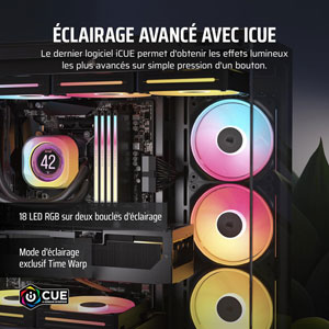 iCUE LINK LX140-R RGB 140mm PWM Reverse Fan