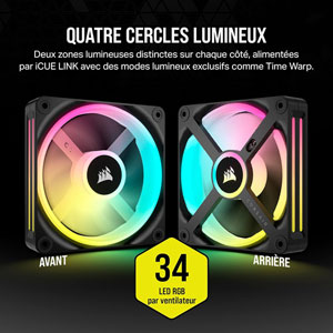 iCUE LINK QX120 RGB 120mm PWM PC Fan