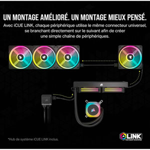 iCUE LINK QX120 RGB 120mm PWM PC Starter Kit