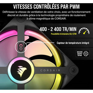 iCUE LINK QX120 RGB 120mm PWM PC Starter Kit