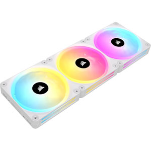 iCUE LINK QX120 RGB 120mm PWM Starter Kit - Blanc