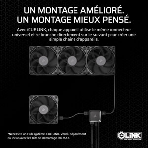 iCUE LINK RX120 MAX 120mm PWM Thick Fan