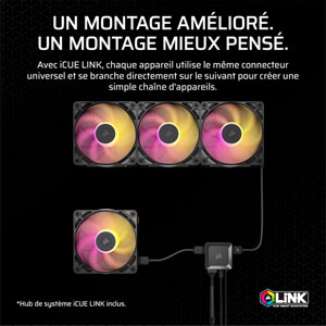 iCUE LINK RX120 MAX RGB 120mm PWM Starter Kit