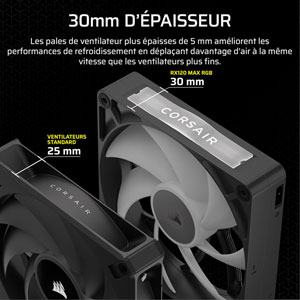 iCUE LINK RX120 MAX RGB 120mm PWM Thick Fan