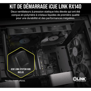 iCUE LINK RX140 140mm PWM Fan Twin Starter Kit