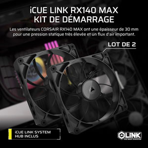 iCUE LINK RX140 MAX 140mm PWM Starter Kit