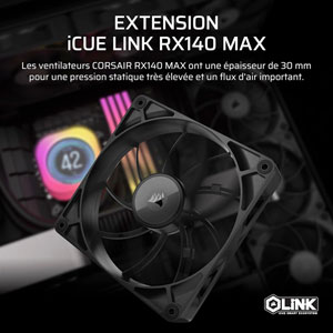 iCUE LINK RX140 MAX 140mm PWM Thick Fan