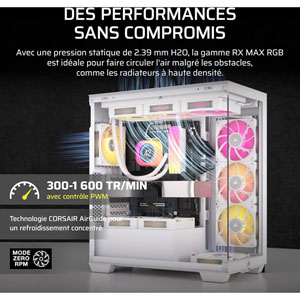 iCUE LINK RX140 MAX RGB 140mm PWM - Blanc