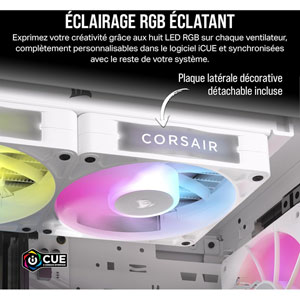 iCUE LINK RX140 RGB 140mm PWM Twin - Blanc