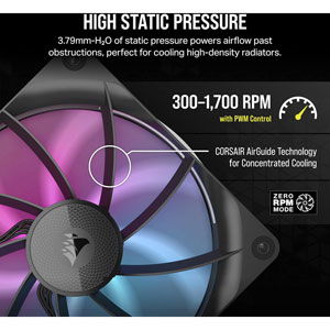 iCUE LINK RX140 RGB 140mm PWM Twin Starter Kit