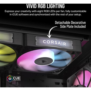 iCUE LINK RX140 RGB 140mm PWM Twin Starter Kit