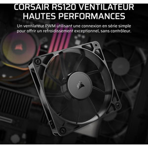 RS120 120mm PWM Fan - Blanc