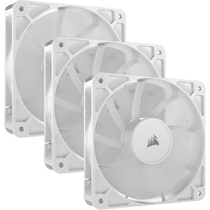 RS120 120mm PWM Fan - Blanc (Pack de 3)