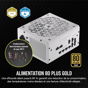 RMx Series RM750x - 750W / 80PLUS Gold / Blanc