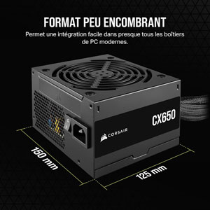 CX Series CX650 - 650W / 80 PLUS Bronze