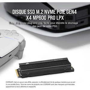 MP600 Pro LPX M.2 NVMe PCIe Gen4 - 1To / HeatSink