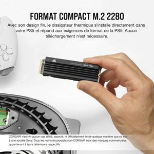 MP600 Pro LPX M.2 NVMe PCIe Gen4 - 1To / HeatSink