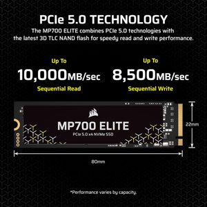 MP700 ELITE M.2 NVMe PCIe Gen5 - 2To