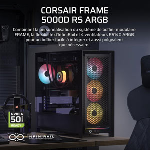 FRAME 5000D RS ARGB - Noir