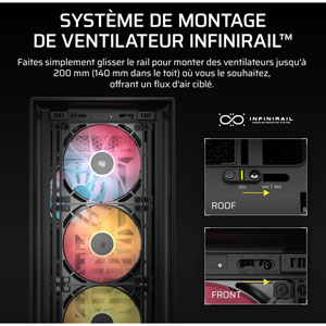 FRAME 5000D RS ARGB - Noir