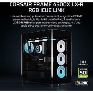 FRAME 4500X LX-R RGB iCUE LINK - Noir