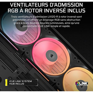 FRAME 4500X LX-R RGB iCUE LINK - Noir