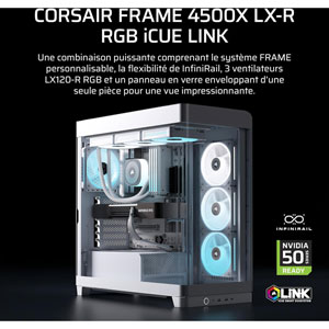 FRAME 4500X LX-R RGB iCUE LINK - Blanc