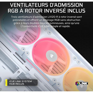 FRAME 4500X LX-R RGB iCUE LINK - Blanc