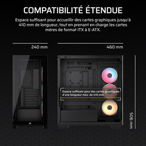 3500X LX-R RGB iCUE LINK - Noir