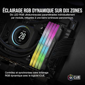 Vengeance RGB DDR5 6000MT/s - 2x 32Go / C30