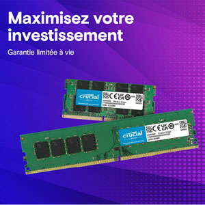 DDR4 UDIMM 3200 MHz - 32Go / CL22