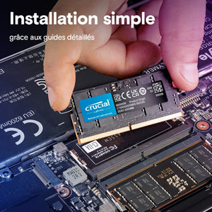 SODIMM DDR5 5600 MHz - 16Go (2 x 8Go) / CL46