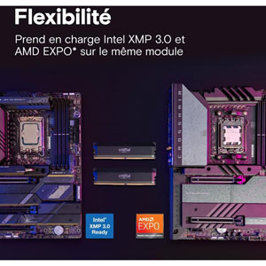 Crucial Pro DDR5 6400MHz - 64Go (2 x 32Go) / CL40