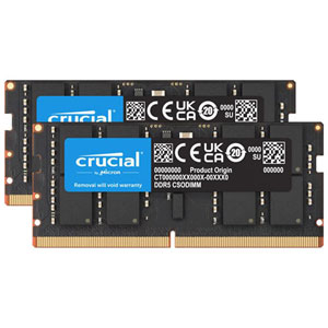 photo SODIMM DDR5 3200 MHz - 64Go (2 x 32Go) / CL52
