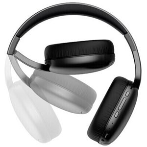 Casque Bluetooth pliable multifonction noir