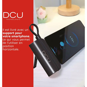 Mini Power Bank 5.000mAh avec support smartphone