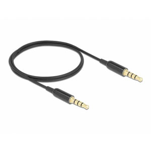 Câble audio jack 3,5 mm M/M Ultra Slim 0,5 m