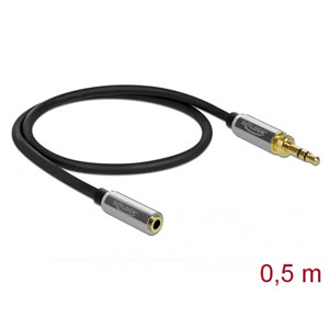 Rallonge 3,5mm + adaptateur 6,35 mm à vis - 0,50 m