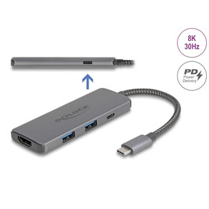 Station USB Type-C 4K - HDMI/LAN/USB PD 3.0