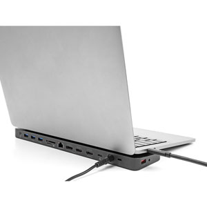 Dock USB-C triple DisplayLink 4K + LAN/USB/SD