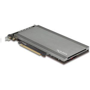 Carte PCIe x4 vers 4 x NVMe M.2 + radiateurs