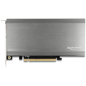 Carte PCIe x4 vers 4 x NVMe M.2 + radiateurs