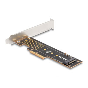 Carte PCIe x4 vers NVMe M.2 110 mm - profil bas
