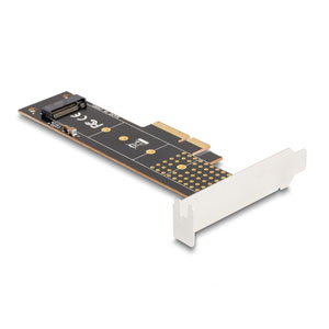 Carte PCIe x4 vers NVMe M.2 110 mm - profil bas