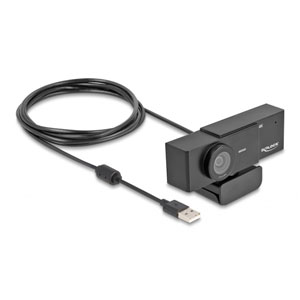 Webcam USB UHD 4K 30 Hz 110° avec trépied
