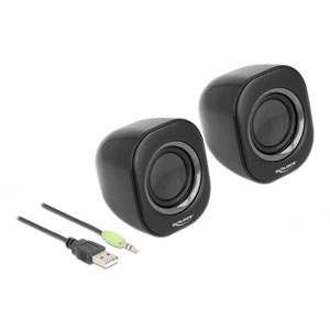 Mini haut-parleur stéréo USB avec jack