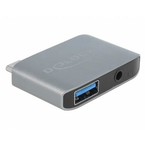 Adaptateur audio USB-C vers jack 3.5 mm + USB-A