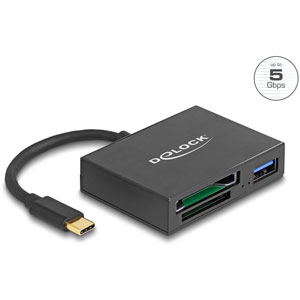 Lecteur USB-C™ XQD + SD + USB-A
