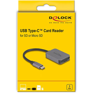 Lecteur USB-C SD/MicroSD aluminium