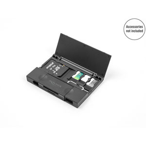 Lecteur USB 5 Gbps USB-C™ / A - SD/MicroSD noir